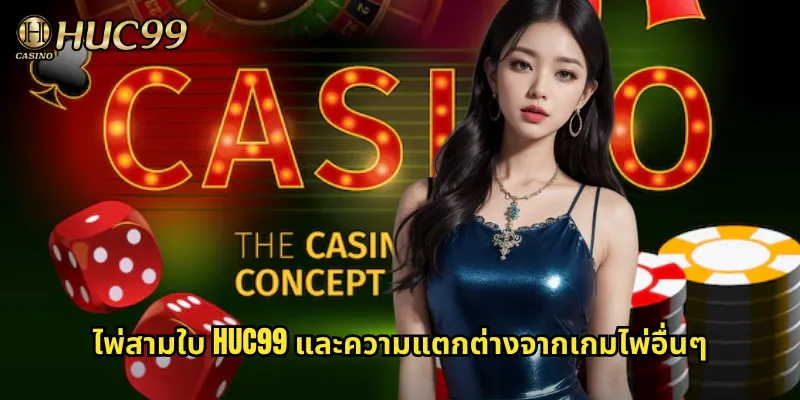 ไพ่สามใบ HUC99 และความแตกต่างจากเกมไพ่อื่นๆ
